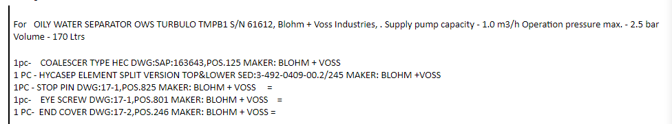 【询价】船舶备件—配件（CK-J20240228-05）询价-泰州昌宽社区-报价采购-船用采购网-船舶物料采购-船务服务-一站式船用设备供应服务