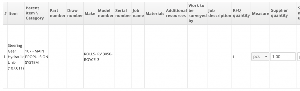 【询价】船舶备件—转向机液压单元（CK-R20240226-20）询价-泰州昌宽社区-报价采购-船用采购网-船舶物料采购-船务服务-一站式船用设备供应服务