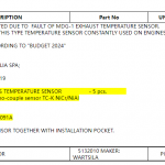 船舶备件—WARTSILA温度传感器（CK-J20240223-03）询价-船用采购网-船舶物料采购-船务服务-一站式船用设备供应服务