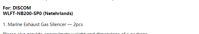 【询价】船舶备件—船用排气消声器（CK-R20240218-23）询价-泰州昌宽社区-报价采购-船用采购网-船舶物料采购-船务服务-一站式船用设备供应服务