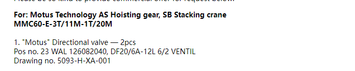【询价】船舶备件—换向阀（CK-R20240218-05）询价-泰州昌宽社区-报价采购-船用采购网-船舶物料采购-船务服务-一站式船用设备供应服务