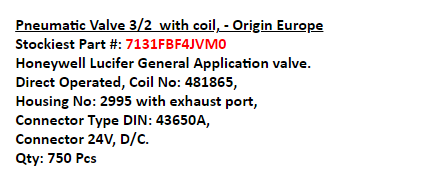 【询价】船舶备件—带线圈气动阀（CK-Y20240221-09）询价-泰州昌宽社区-报价采购-船用采购网-船舶物料采购-船务服务-一站式船用设备供应服务
