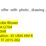 船舶备件—旋叶式鼓风机（CK-J20240220-35）询价-船用采购网-船舶物料采购-船务服务-一站式船用设备供应服务