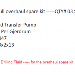 船舶备件—泵全面检修备用套件（CK-J20240229-02）询价-船用采购网-船舶物料采购-船务服务-一站式船用设备供应服务