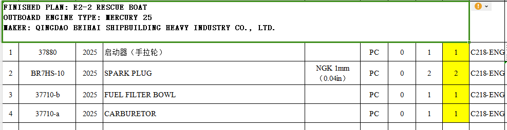【询价】船舶备件—配件（CK-Y20240229-02）询价-泰州昌宽社区-报价采购-船用采购网-船舶物料采购-船务服务-一站式船用设备供应服务