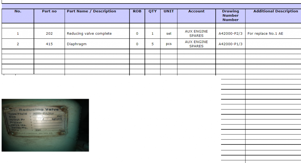 【询价】船舶配件—减压阀/膈膜（CK-R20240201-30）询价-泰州昌宽社区-报价采购-船用采购网-船舶物料采购-船务服务-一站式船用设备供应服务