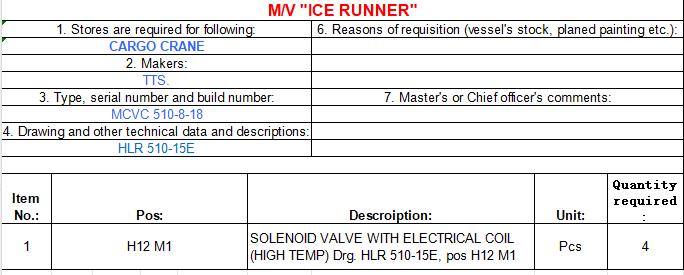 【询价】船舶备件—带电线圈的电磁阀（CK-L20240220-06）询价-泰州昌宽社区-报价采购-船用采购网-船舶物料采购-船务服务-一站式船用设备供应服务