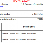 船舶备件—垂直梯（CK-L20240222-07）询价-船用采购网-船舶物料采购-船务服务-一站式船用设备供应服务