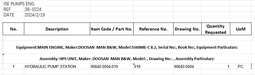 【询价】船舶备件—液压泵站（CK-J20240226-09）询价-泰州昌宽社区-报价采购-船用采购网-船舶物料采购-船务服务-一站式船用设备供应服务