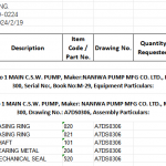 船舶备件—配件（CK-J20240226-11）询价-船用采购网-船舶物料采购-船务服务-一站式船用设备供应服务