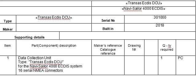 【询价】船舶备件—数据收集单元（CK-J20240227-25）询价-泰州昌宽社区-报价采购-船用采购网-船舶物料采购-船务服务-一站式船用设备供应服务