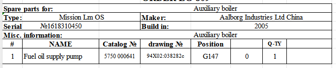 【询价】船舶备件—燃油供给泵（CK-J20240228-20）询价-泰州昌宽社区-报价采购-船用采购网-船舶物料采购-船务服务-一站式船用设备供应服务