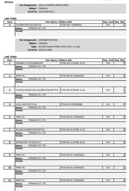 【询价】船舶备件—备件（CK-R20240219-13）询价-泰州昌宽社区-报价采购-船用采购网-船舶物料采购-船务服务-一站式船用设备供应服务