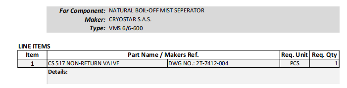 【询价】船舶备件—非逆止阀（CK-R20240219-15）询价-泰州昌宽社区-报价采购-船用采购网-船舶物料采购-船务服务-一站式船用设备供应服务