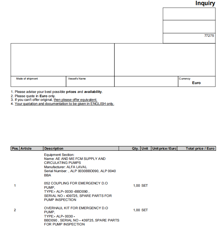 【询价】船舶备件—备件（CK-L20240219-04）询价-泰州昌宽社区-报价采购-船用采购网-船舶物料采购-船务服务-一站式船用设备供应服务
