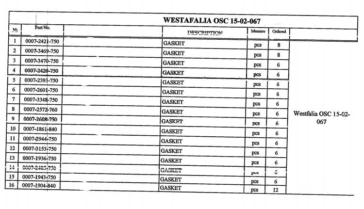 【询价】船舶配件—垫片（CK-J20240201-16）询价-泰州昌宽社区-报价采购-船用采购网-船舶物料采购-船务服务-一站式船用设备供应服务
