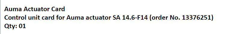 【询价】船舶配件—控制单元卡（CK-Y20240201-07）询价-泰州昌宽社区-报价采购-船用采购网-船舶物料采购-船务服务-一站式船用设备供应服务