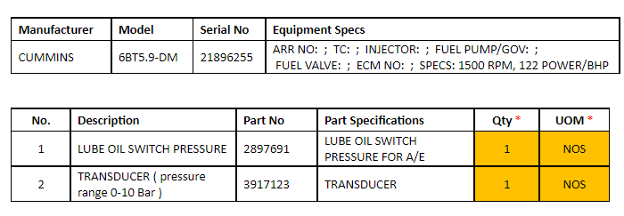 【询价】船舶备件—润滑油压力开关/传感器（CK-J20240204-01）询价-泰州昌宽社区-报价采购-船用采购网-船舶物料采购-船务服务-一站式船用设备供应服务