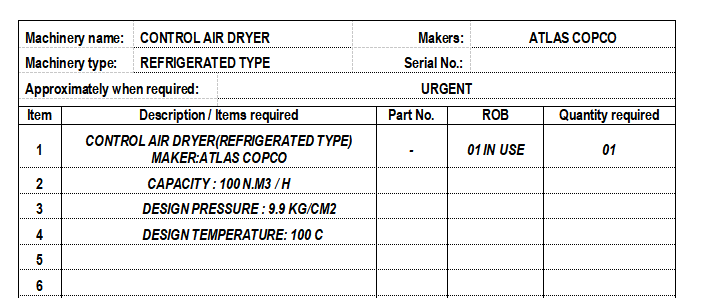 【询价】船舶备件—控制空气干燥机（CK-Y20240219-04）询价-泰州昌宽社区-报价采购-船用采购网-船舶物料采购-船务服务-一站式船用设备供应服务