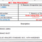 船舶备件—制动衬片/铆钉/阿氏胶（CK-L20240220-05）询价-船用采购网-船舶物料采购-船务服务-一站式船用设备供应服务