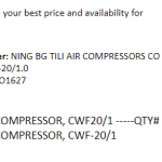 船舶备件—甲板空气压缩机（CK-J20240221-03）询价-船用采购网-船舶物料采购-船务服务-一站式船用设备供应服务