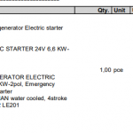 船舶备件—应急发电机电动启动器（CK-L20240328-02）询价-船用采购网-船舶物料采购-船务服务-一站式船用设备供应服务