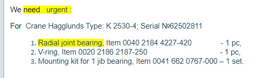 【询价】船舶备件—轴承/V型环/安装套件（CK-J20240320-04）询价-泰州昌宽社区-报价采购-船用采购网-船舶物料采购-船务服务-一站式船用设备供应服务