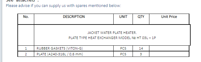 【询价】船舶备件—橡胶密封垫/板材（CK-J20240321-06）询价-泰州昌宽社区-报价采购-船用采购网-船舶物料采购-船务服务-一站式船用设备供应服务