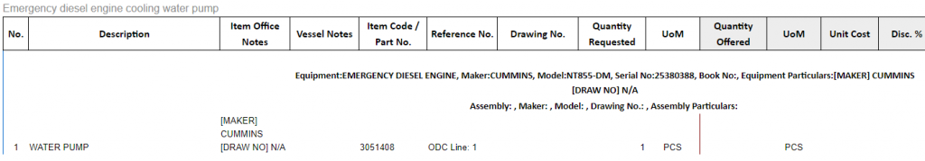 【询价】船舶备件—水泵（CK-C20240326-06）询价-泰州昌宽社区-报价采购-船用采购网-船舶物料采购-船务服务-一站式船用设备供应服务