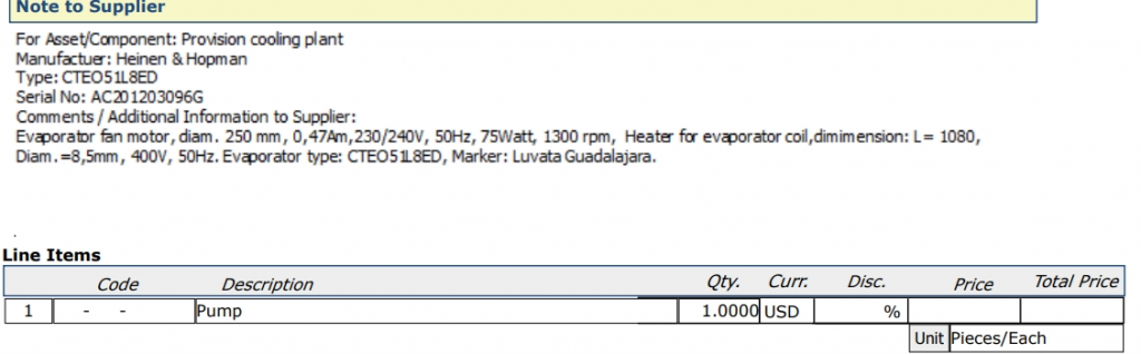 【询价】船舶备件—泵（CK-C20240320-08）询价-泰州昌宽社区-报价采购-船用采购网-船舶物料采购-船务服务-一站式船用设备供应服务