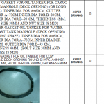 船舶备件—橡胶垫圈油罐车/垫片/垫圈（CK-Y20240305-05）询价-船用采购网-船舶物料采购-船务服务-一站式船用设备供应服务