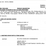 船舶备件—液压软管/带温度计的油位计（CK-R20240305-09）询价-船用采购网-船舶物料采购-船务服务-一站式船用设备供应服务