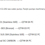 船舶备件—轴/叶轮/固定环/机械密封（CK-J20240306-24）询价-船用采购网-船舶物料采购-船务服务-一站式船用设备供应服务