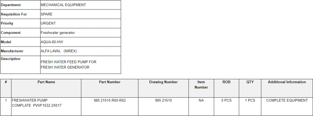 【询价】船舶备件—淡水泵压板（CK-C20240313-09）询价-泰州昌宽社区-报价采购-船用采购网-船舶物料采购-船务服务-一站式船用设备供应服务