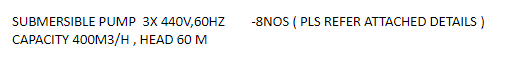 【询价】船舶备件—潜水泵（CK-C20240322-02）询价-泰州昌宽社区-报价采购-船用采购网-船舶物料采购-船务服务-一站式船用设备供应服务