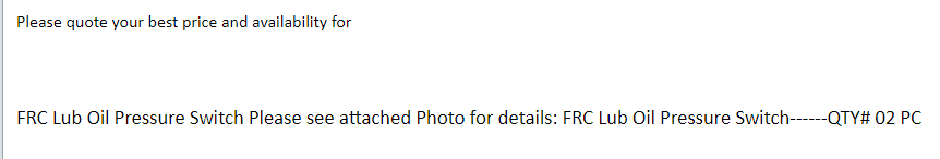 【询价】船舶备件—FRC润滑油压力开关（CK-J20240322-01）询价-泰州昌宽社区-报价采购-船用采购网-船舶物料采购-船务服务-一站式船用设备供应服务