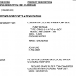 船舶备件—转换器冷却水泵密封件/过滤器（CK-R20240321-12）询价-船用采购网-船舶物料采购-船务服务-一站式船用设备供应服务