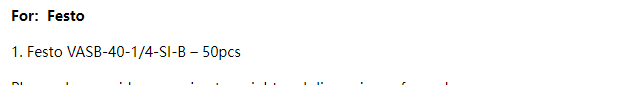 【询价】船舶备件—Festo VASB（CK-R20240312-04）询价-泰州昌宽社区-报价采购-船用采购网-船舶物料采购-船务服务-一站式船用设备供应服务