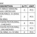 船舶备件—活塞环（CK-R20240320-04）询价-船用采购网-船舶物料采购-船务服务-一站式船用设备供应服务
