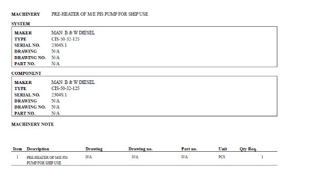 【询价】船舶备件—MAN B&W配件（CK-C20240319-06）询价-泰州昌宽社区-报价采购-船用采购网-船舶物料采购-船务服务-一站式船用设备供应服务