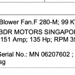 船舶备件—电动机鼓风机（CK-R20240313-04）询价-船用采购网-船舶物料采购-船务服务-一站式船用设备供应服务