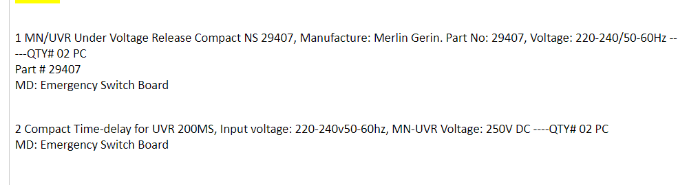 【询价】船舶备件—释放装置/延时装置（CK-J20240325-18）询价-泰州昌宽社区-报价采购-船用采购网-船舶物料采购-船务服务-一站式船用设备供应服务