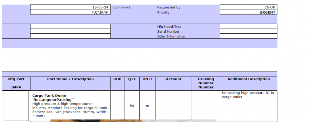 【询价】船舶备件—包装（CK-R20240306-06）询价-泰州昌宽社区-报价采购-船用采购网-船舶物料采购-船务服务-一站式船用设备供应服务