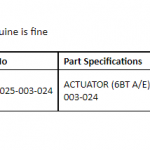船舶备件—致动器（CK-J20240307-01）询价-船用采购网-船舶物料采购-船务服务-一站式船用设备供应服务