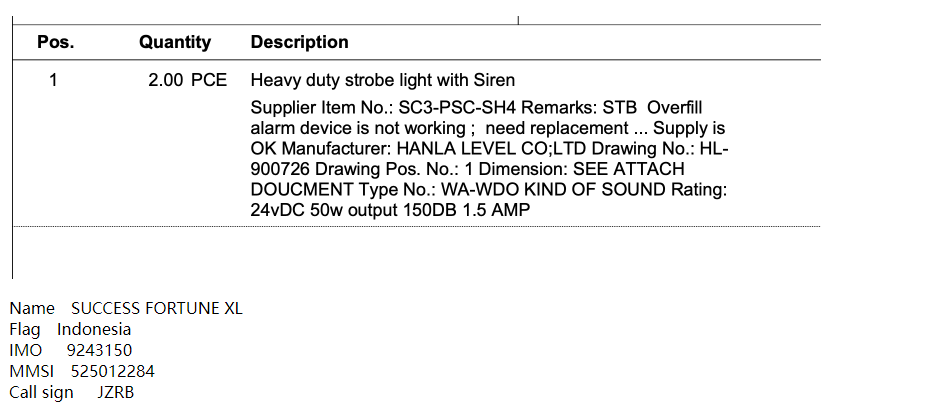 【询价】船舶备件—带警报器的重型频闪灯（CK-R20240314-09）询价-泰州昌宽社区-报价采购-船用采购网-船舶物料采购-船务服务-一站式船用设备供应服务