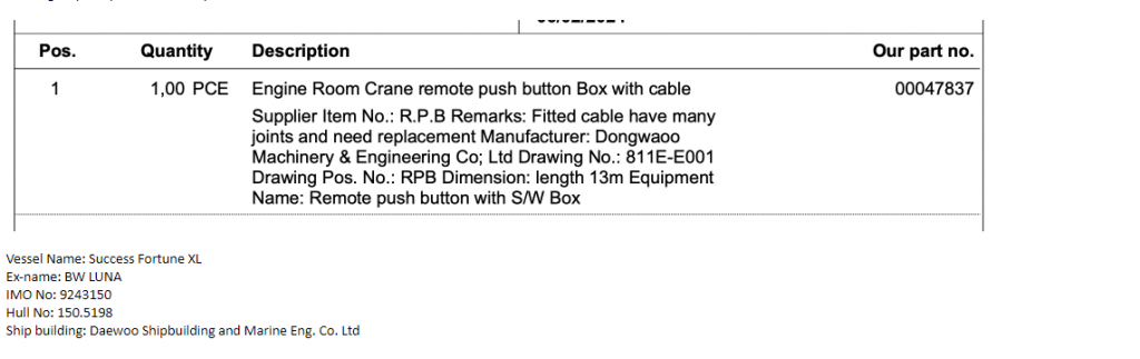 【询价】船舶备件—机舱行车遥控器（CK-R20240306-09）询价-泰州昌宽社区-报价采购-船用采购网-船舶物料采购-船务服务-一站式船用设备供应服务