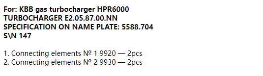 【询价】船舶备件—连接元件（CK-R20240301-01）询价-泰州昌宽社区-报价采购-船用采购网-船舶物料采购-船务服务-一站式船用设备供应服务