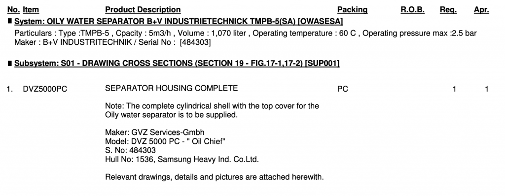 【询价】船舶备件—分隔器外壳组件（CK-R20240325-17）询价-泰州昌宽社区-报价采购-船用采购网-船舶物料采购-船务服务-一站式船用设备供应服务