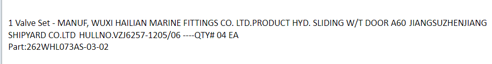 【询价】船舶备件—手动阀件（CK-J20240311-04）询价-泰州昌宽社区-报价采购-船用采购网-船舶物料采购-船务服务-一站式船用设备供应服务
