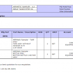 船舶备件—Hermetic采样器（CK-R20240327-09）询价-船用采购网-船舶物料采购-船务服务-一站式船用设备供应服务